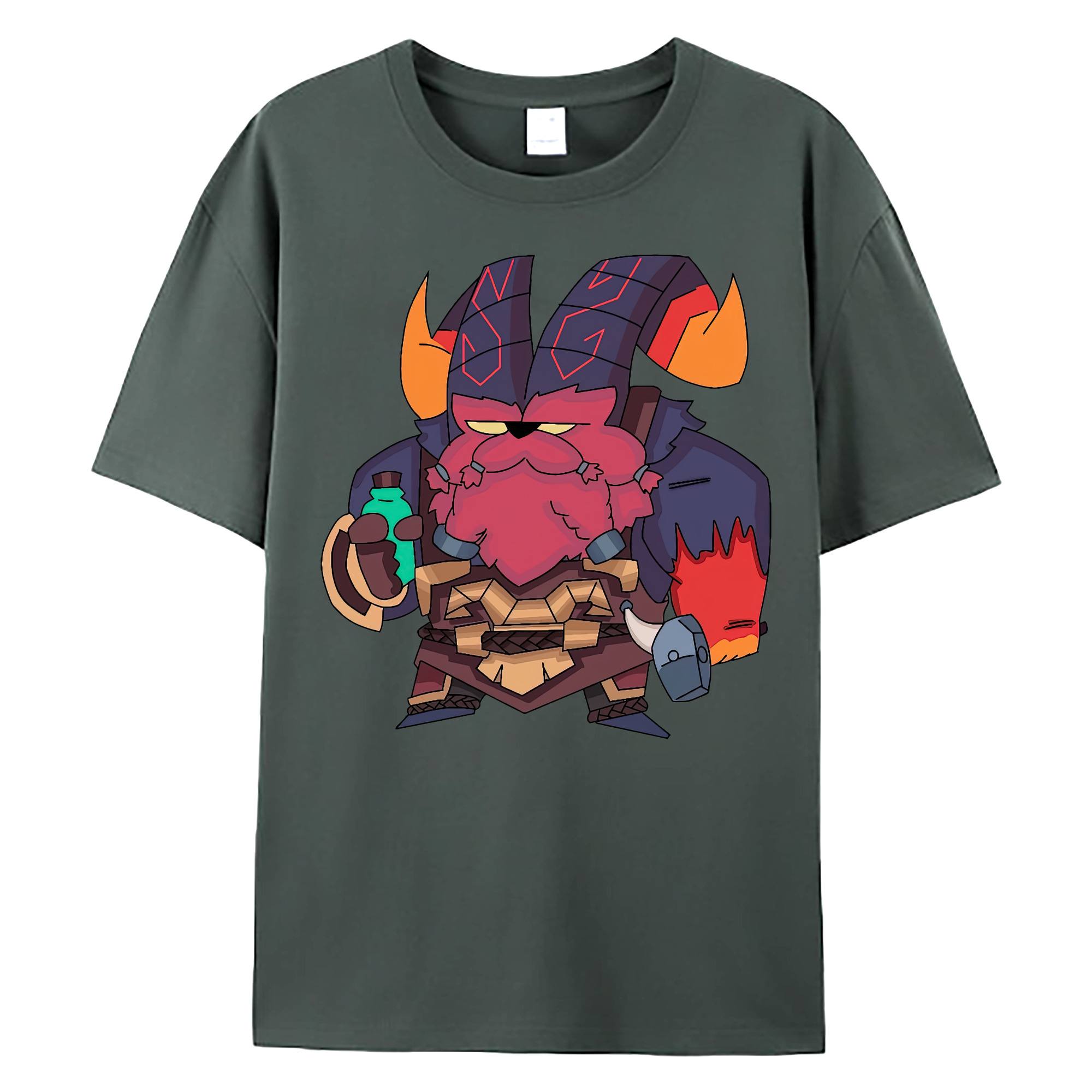 （画像用） リーグ・オブ・レジェンド League of Legends LOL 綿100％ メンズ半袖Tシャツ｜肌触りやわらか＆通気性